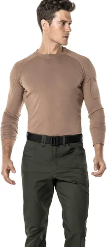 Miniatura 241 de CQR – Pantalones tácticos elásticos tipo cargo para hombre, resistentes al agua, de tela ripstop (antidesgarros), ligeros, ideales para uso diario