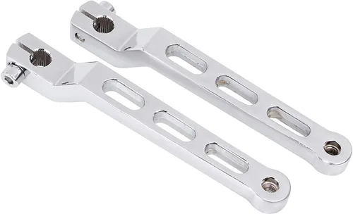 Miniatura 4 de Brazos de palanca de cambios con talón cromado para Harley Touring Softail Road Glide Street Glides Electra Glide y FLHT