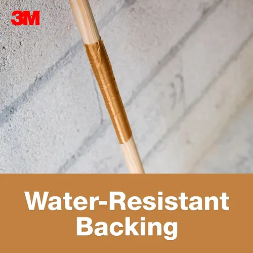 Miniatura 5 de 3M Cinta adhesiva multiusos de color, marrón con adhesivo fuerte y respaldo resistente al agua, cinta adhesiva 3M multisuperficie