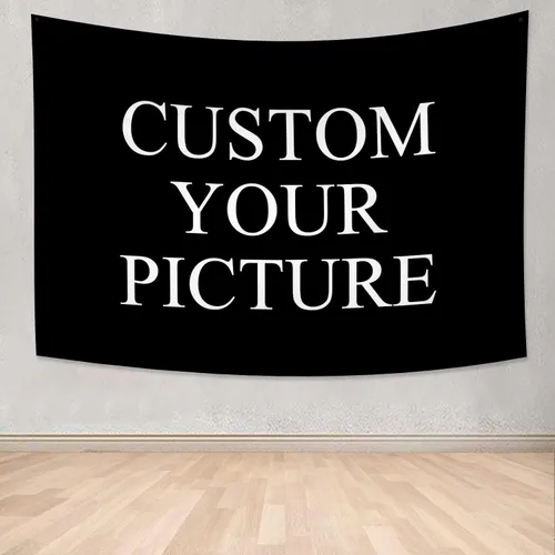 Miniatura 19 de Canessioa Tapiz personalizado para cargar imágenes personalizadas, tapiz personalizado, pancarta, logotipo, diseño de texto, tapiz para colgar