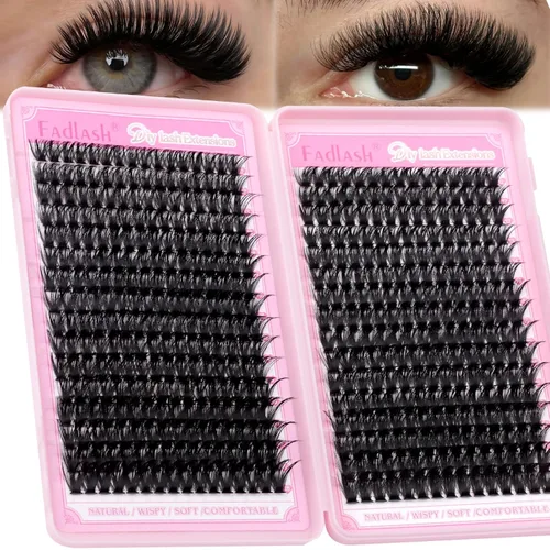Miniatura 123 de Extensiones de Pestañas Rizo D 0.59-0.79 pulgadas Bandeja Mixta Seda Extensiones de Pestañas Clásicas Suministros Extensiones de Pestañas