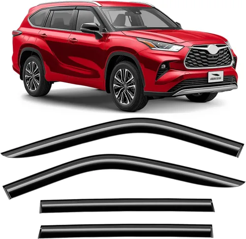 Miniatura 14 de Voron Glass Protectores de lluvia extra duraderos con cinta adhesiva para Honda CR-V (CRV) 2007-2011 SUV, deflectores de ventana, viseras de ventana