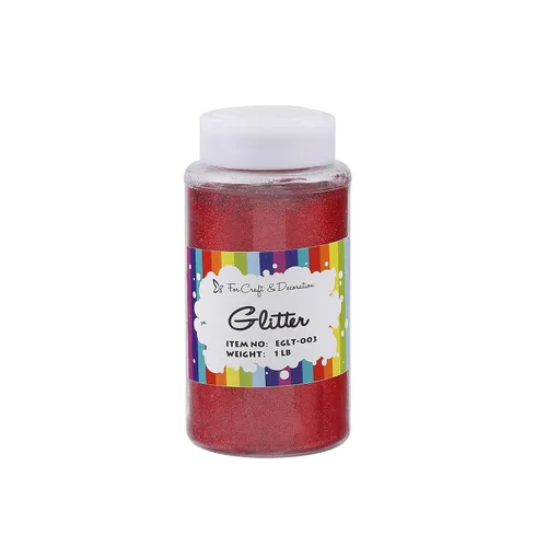 Miniatura 35 de Brillantina gruesa, 18 frascos de colores surtidos para manualidades, cuerpo, maquillaje y purpurina para uñas.