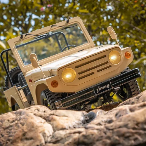 Miniatura 6 de BEEZRC FMS 1/6 Jimny LJ10 - Carrera RC con licencia oficial, 4WD 9.3 mi/h Hobby control remoto con luces LED, transmisor de 4 canales de 2.4 GHz