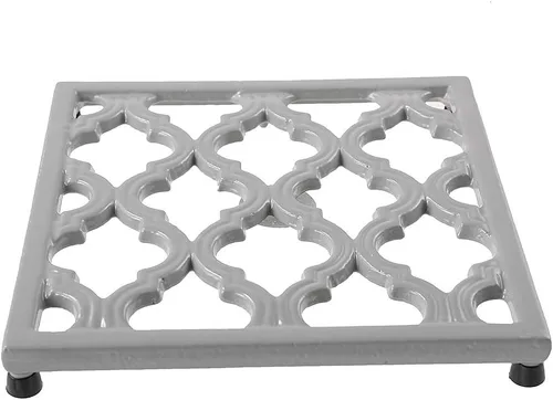 Miniatura 13 de JOGREFUL Alfombrillas salvamanteles de hierro fundido, soportes para ollas de cocina para mesa o encimeras Portect, resistentes al calor para Rojo
