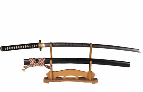 Espada katana tradicional forjada a mano Real Choji Hamon arcilla templada espada lista para batalla