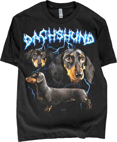 Miniatura 19 de Camiseta de Heavy Metal de los 80s con Animal en Negro - 100% Algodón - para Hombre y Mujer
