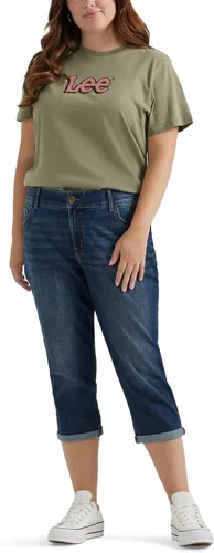 Miniatura 6 de Lee Jeans capri de 5 bolsillos Flex Motion de talla grande para mujer