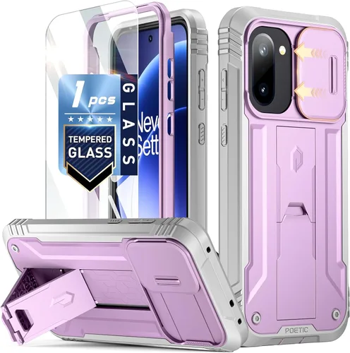 Miniatura 15 de Funda Poetic Revolution Compatible con OnePlus 12R 5G (2024), con protector de pantalla integrado, funciona con identificación por huellas