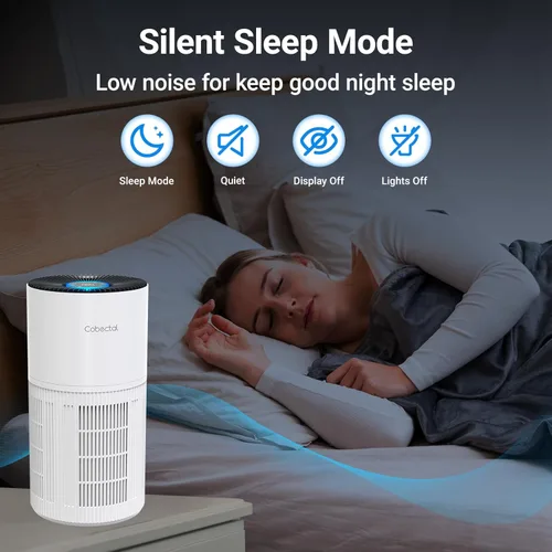 Miniatura 6 de Purificadores de aire para habitaciones grandes del hogar, purificador de aire Cobectal con filtro H14 True HEPA 3 en 1 que cubre hasta 1650 pies