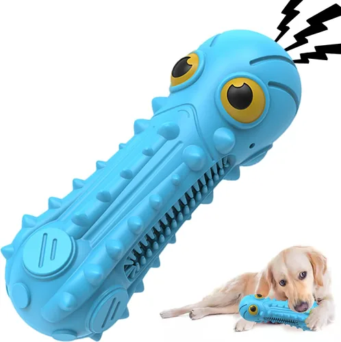 Miniatura 8 de ZIKATON Juguetes chirriantes para perros masticadores agresivos, juguetes duraderos para perros de raza grande y media, juguetes para perros