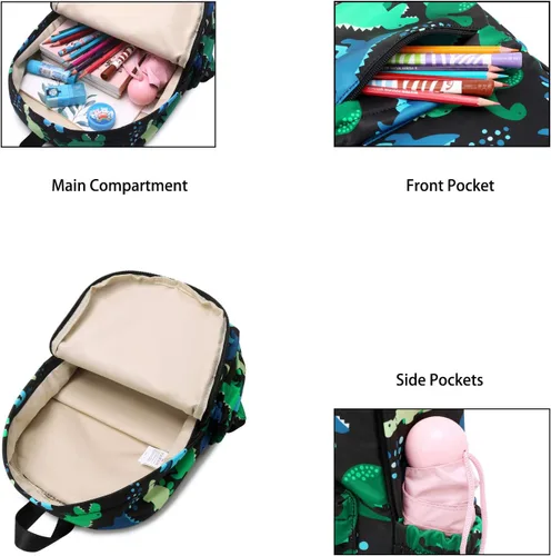Miniatura 4 de Abshoo - Mochila infantil para preescolar con correa en el pecho
