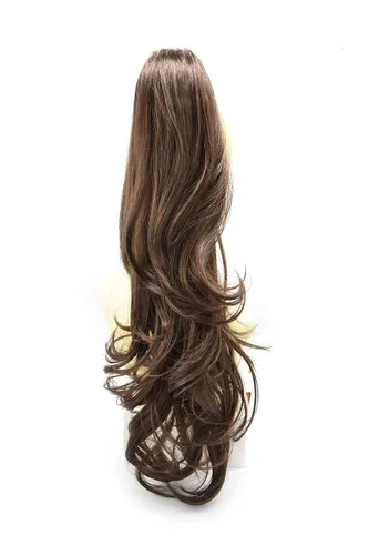 Miniatura 25 de Natural Mujeres Onduladas Chic Garra Pinza Pinza Cola de Caballo Coqueto Capa Extensión de Pelo 14" Rizado Fibra de Alta Temperatura Extensión de 1#