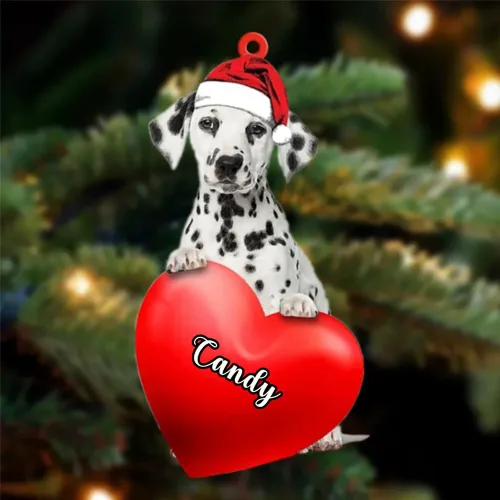 Miniatura 127 de Adornos de Navidad personalizados para perros, nombre personalizado, adorno de Malamute de Alaska, adornos acrílicos, regalos de Navidad, amantes