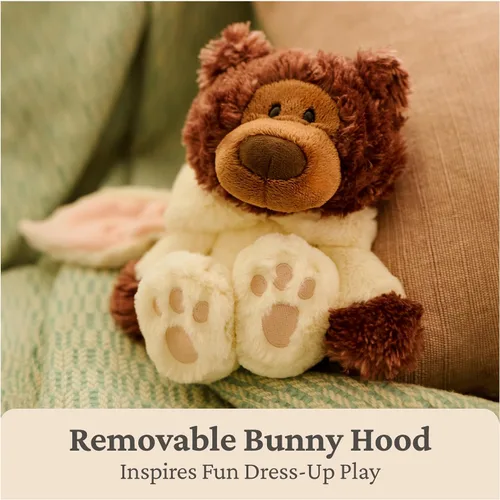 Miniatura 3 de GUND Philbin Bunny - Oso de peluche prémium con disfraz de conejo de Pascua, animal de peluche para edades de 0 años en adelante, 10 pulgadas