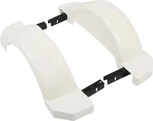 Miniatura 6 de HECASA - Par Negro de Defensas de Remolque de Eje Único para Falda de Neumático de Barco de 13 Pulgadas - 39.7 Pulgadas de Largo x 8.8 Pulgadas