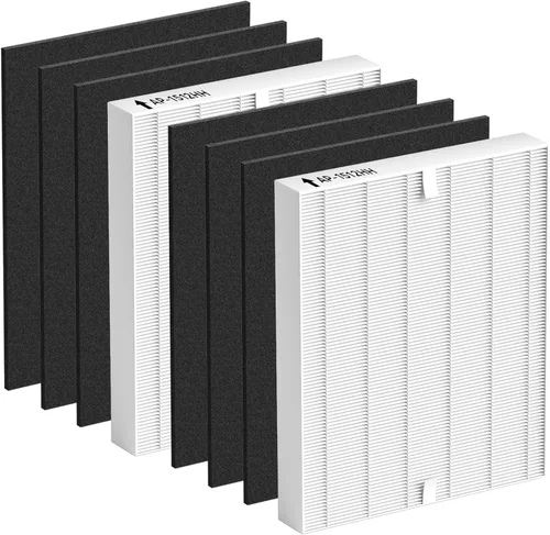 Miniatura 12 de Improvedhand AP-1512HH Filtro de repuesto para Coway Airmega Purificador AP-1512HH-FP AP-1518R AP-1519P, 1 paquete H13 True High Efficiency y 4