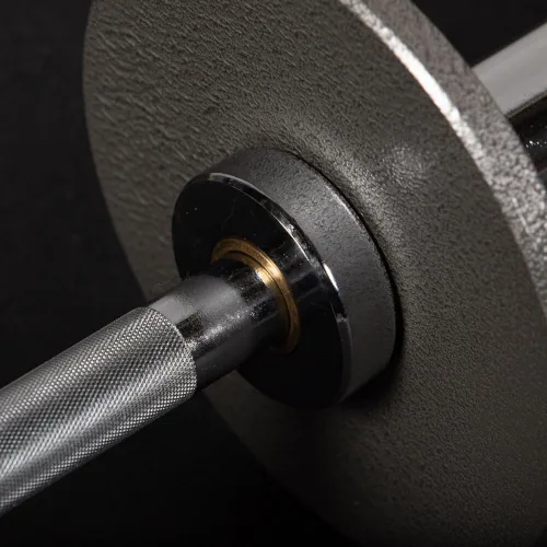 Miniatura 4 de Titan Fitness Barra de mancuernas olímpica cargable de 36 pulgadas, capacidad de 400 libras, mango moleteado para entrenamiento de fuerza