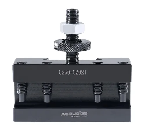 Miniatura 13 de Accusize Industrial Tools - Portaherramienta de cambio rápido para taladrado, torneado y rectificado, capacidad máxima de 1 pulgada, estilo No 2
