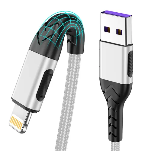 Miniatura 14 de Cargador de iPhone, [certificado Apple MFi] Paquete de 3 cables USB A de 1 pie para cable de carga rápida, cable de carga duradero de iPhone
