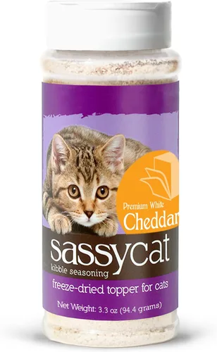 Miniatura 5 de Herbsmith Sassy Cat Kibble Seasoning – Conejo y pato liofilizado – Decoración de comida para gatos para los quisquillosos – Conejo y pato