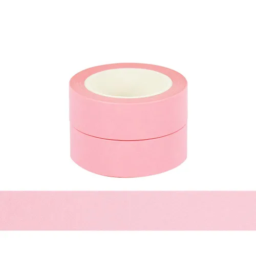 NatSumeBasics Cinta Washi en colores pastel, 2 unidades de 32 pies, cinta adhesiva adhesiva para manualidades de conductos para embalaje, decoración