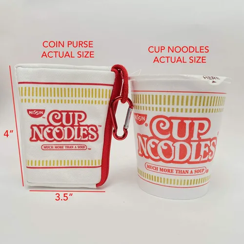 Miniatura 5 de Nissin Cup Noodles Monedero, blanco, pequeño, Blanco, Monedero