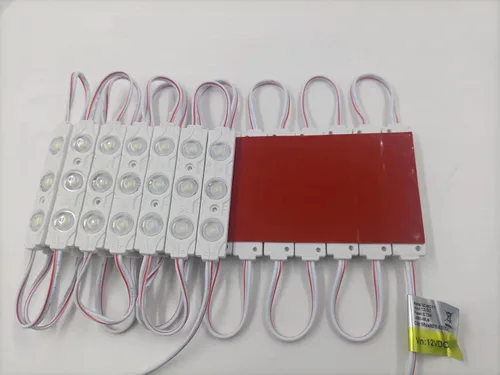 Miniatura 4 de Módulo LED rojo DC12V 0.72W con lente con fuente de alimentación 300W