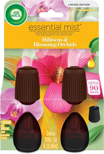 Miniatura 12 de Recambio de Air Wick Essential Mist, 2 unidades, olor a madreselva y frambuesa, difusor de aceites esenciales, ambientador