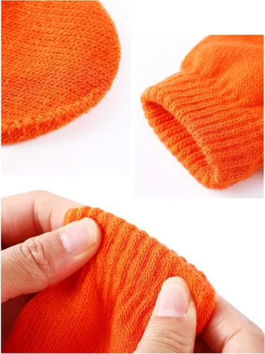 Miniatura 3 de Boao 12 pares de guantes de invierno para niños pequeños, guantes de punto para niños, guantes mágicos cálidos para niños y niñas, suministros