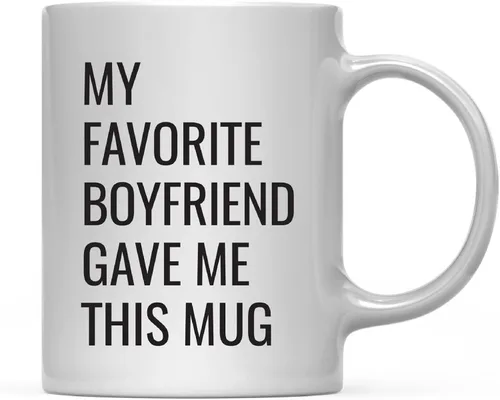Miniatura 58 de Andaz Press Taza de café divertida de 11 onzas, regalo de broma, My Favorite Aunt Gave Me This Cup, 1 paquete, sobrino sobrino, cumpleaños, Navidad