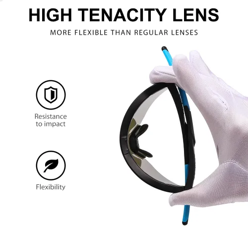 Miniatura 5 de ACEXPNM Gafas de sol para hombres y mujeres, jóvenes, deportes, ciclismo, conducción, pesca, 100% protección UV