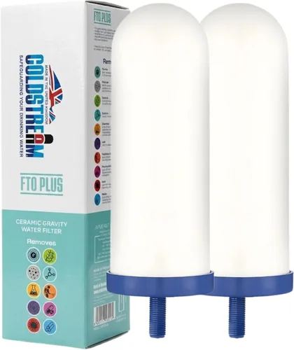 Miniatura 9 de Coldstream FTO Plus - Cartucho de filtro de agua - Fiable para una fácil instalación como reemplazo Berkey - Filtro de gravedad de cerámica