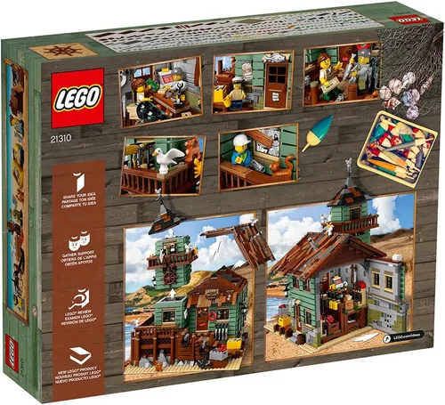 Miniatura 7 de LEGO Ideas Old Fishing Store (21310) - Juguete de construcción y regalo popular para los fanáticos de LEGO Sets y el aire libre (2049 piezas)
