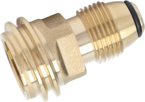 Miniatura 8 de Adaptador de accesorios de latón para tanque, conexión rápida con conexión hermética para válvula de cilindro de parrilla de gas, hecho