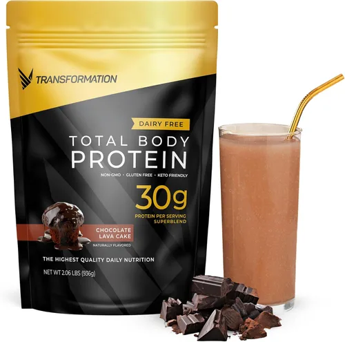Miniatura 9 de Transformation Protein Super Blend Clara de huevo, péptidos de colágeno y proteínas vegetales 15 mil millones de probióticos UFC Enzimas