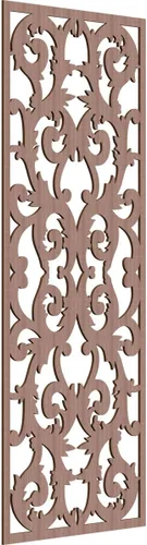 Miniatura 26 de Meadville Paneles decorativos de pared de madera con calado, 9 3/8 pulgadas de ancho x 24 3/8 pulgadas de alto x 1/4 de alto, aliso