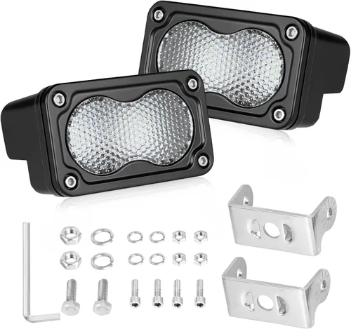 Miniatura 40 de Cápsulas LED ámbar, parte AKD de 3 pulgadas, luz LED de conducción de 40 W, luz LED todoterreno, luz de trabajo LED amarilla, luces antiniebla