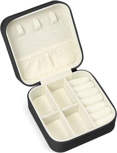 Estuche de joyería de viaje, caja de joyería de viaje, mini estuche de joyería de viaje, estuche organizador de joyas, cajas organizadoras de