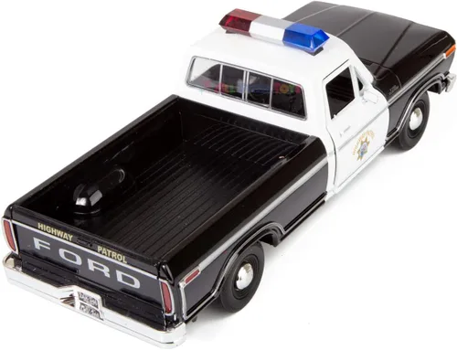 Miniatura 5 de Motormax All Star Toys Exclusive 1979 F-150 California Highway Patrol CHP Police Pickup Truck 1:24 Diecast Law Enforcement Model Car 76987