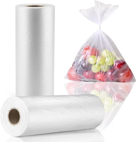 Miniatura 23 de Bolsas de almacenamiento de alimentos de 10 x 14 pulgadas, bolsa de plástico transparente, 500 unidades bolsa de plástico desechable para alimentos