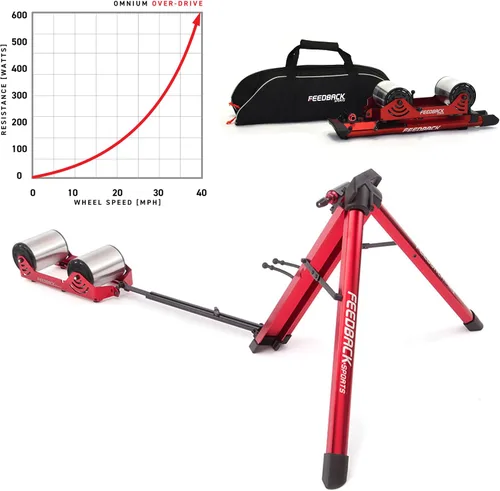 Miniatura 2 de FEEDBACK SPORTS Omnium Lightweight and Portable Bike Trainer for 16” to 29” Wheels Travel Bag Included