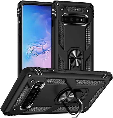 Miniatura 23 de Funda para Samsung Galaxy S9, Galaxy S9, [grado militar de 16 pies a prueba de caídas], anillo a prueba de golpes para Samsung Galaxy S9, verde