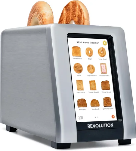 Miniatura 9 de Revolution R180 Connect Plus Tostadora Inteligente con Pantalla Táctil (Paquete con Prensa para Toastie y Rejilla de Calentamiento) Elija entre más
