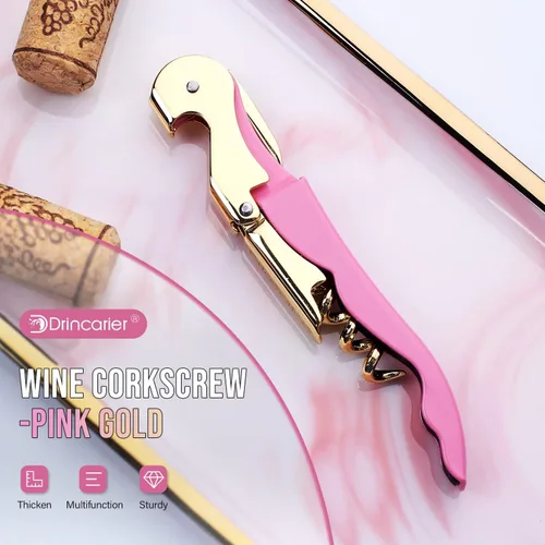 Miniatura 2 de Sacacorchos profesional para camareros, llave de vino de acero inoxidable resistente para camareros de restaurantes, sacacorchos clásico todo