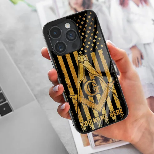 Miniatura 8 de Fundas de teléfono con nombre masónico personalizado, regalo de mampostería gratis para hombres iPhone 6 7 8 11 12 13 14 Pro Max Plus Mini Xr Xs SE