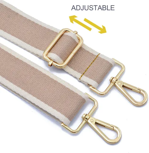 Miniatura 3 de Correa de repuesto para bolsa, ajustable, para colgar al hombro o usar cruzada, de lona gruesa, unisex