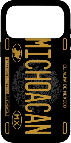 Miniatura 22 de Michoacano Michoacan Mexican State License Plate Phone Case for iPhone 17