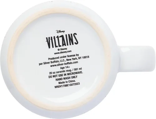 Miniatura 4 de Silver Buffalo - Taza grande de cerámica de Disney Villanos La Sirenita Ursula Almas Pobres Desafortunadas Glitter Camper, 20 onzas Úrsula Pobres