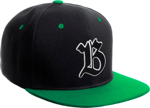 Miniatura 687 de Daxton Gorra clásica con visera de billete plano con letras del alfabeto inglés antiguo de la A a la Z